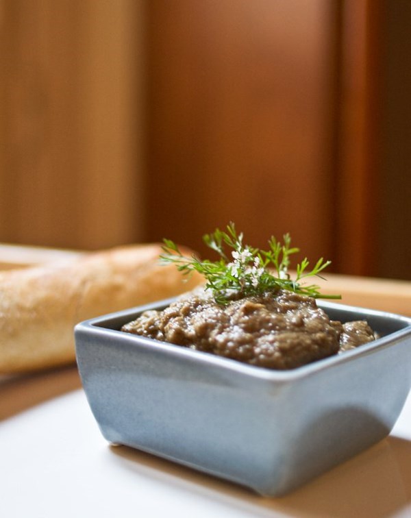 Roasted eggplant and yogurt dip