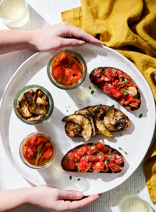 Roasted eggplant with fennel seeds
