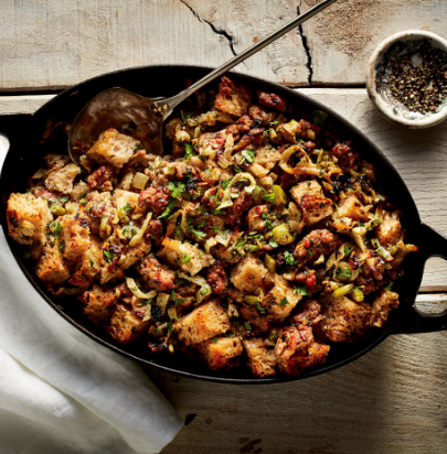 Roasted fennel & Italian sausage stuffing