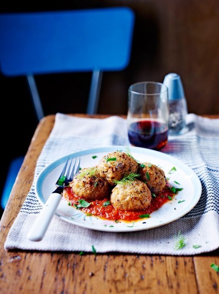 Roasted fennel & pine nut polpette