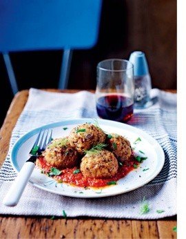Roasted fennel & pine nut polpette