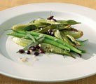 Roasted fennel and green beans