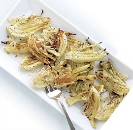Roasted fennel with Asiago and thyme