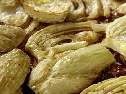 Roasted fennel with Parmesan