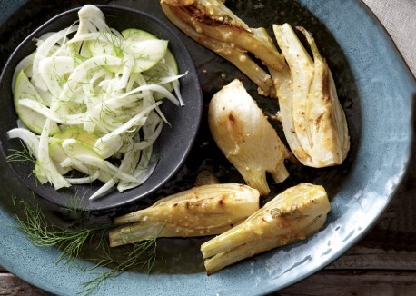 Roasted fennel with Parmesan vinaigrette