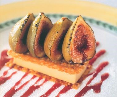 Roasted figs with brown sugar parfait