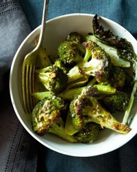 Roasted garlic-Parmigiano broccoli