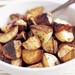 Roasted garlic potatoes