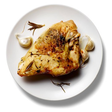 Roasted garlic, rosemary, and lemon chicken