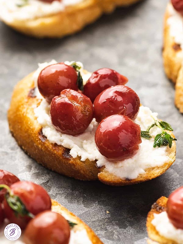 Roasted grapes