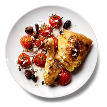 Roasted Greek-style chicken