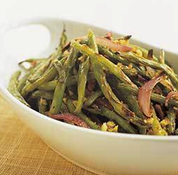 Roasted green beans