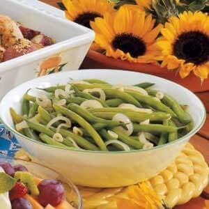 Roasted green beans