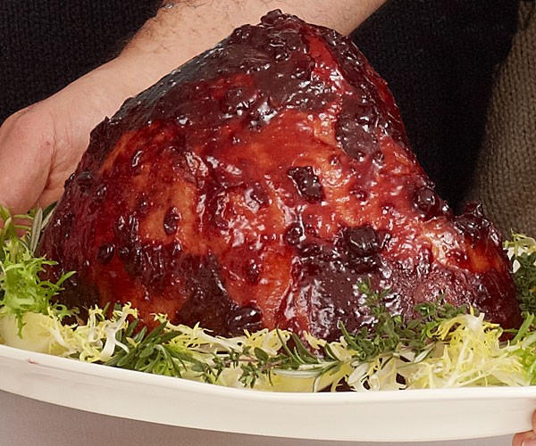 Roasted ham