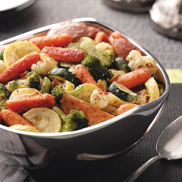 Roasted harvest vegetables 