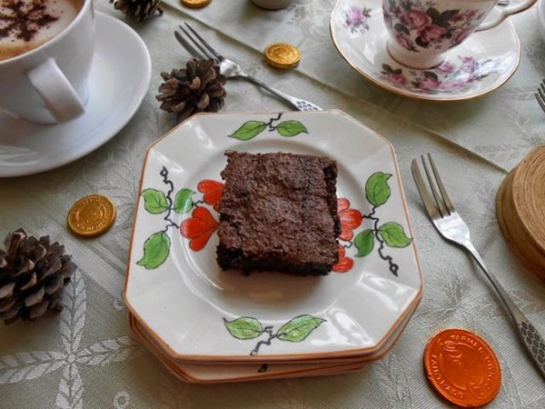 Roasted hazelnut brownies