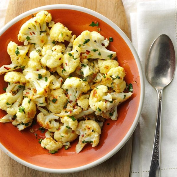 Roasted herb & lemon cauliflower