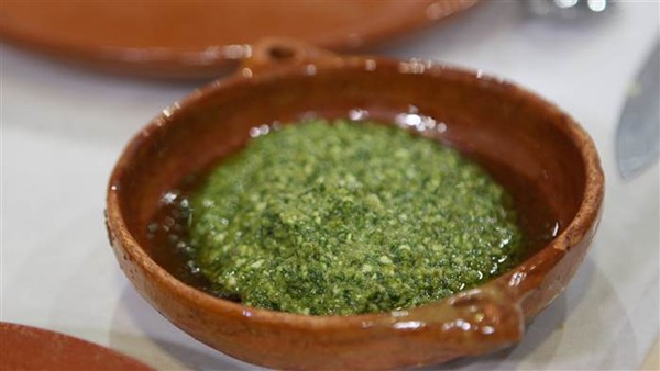 Roasted jalapeño pesto