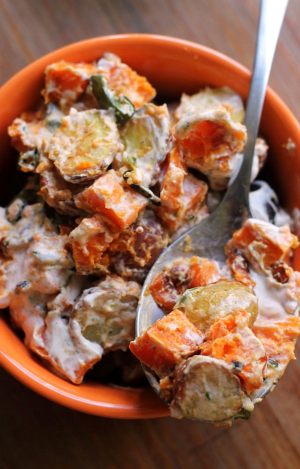Roasted jalapeno ranch potato salad