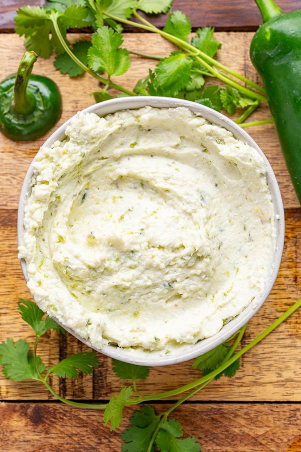 Roasted jalapeno whipped feta
