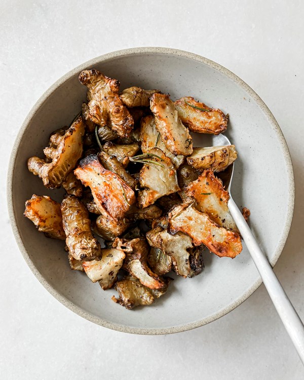 Roasted jerusalem artichokes