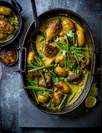 Roasted Keralan chicken curry