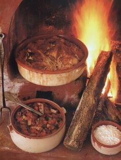 Roasted lamb with pasta (Giouvetsi)
