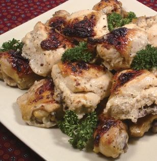 Roasted lemon-garlic chicken (Djeaj bil furrin)