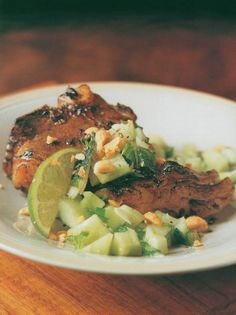 Roasted lemon salsa