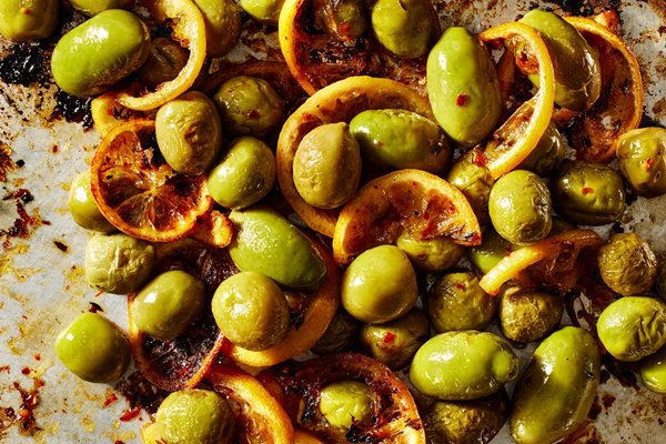 Roasted lemons & olives