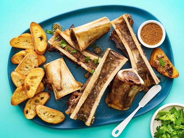 Roasted marrow bones