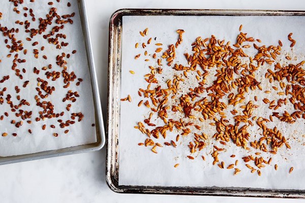 Roasted melon seeds