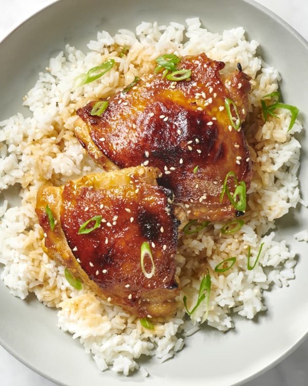 Roasted miso-maple chicken 