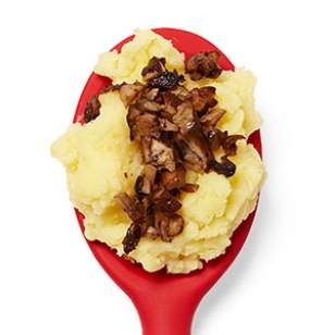 Roasted mushroom mashed potatoes