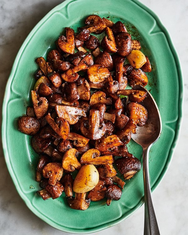 Roasted mushrooms