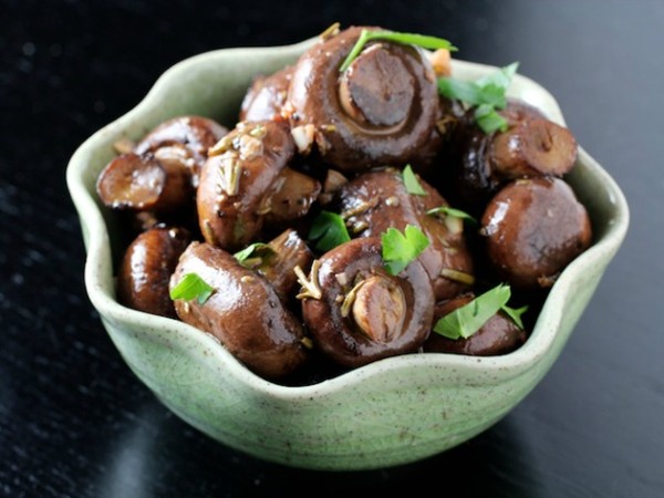 Roasted mushrooms with rosemary and garlic