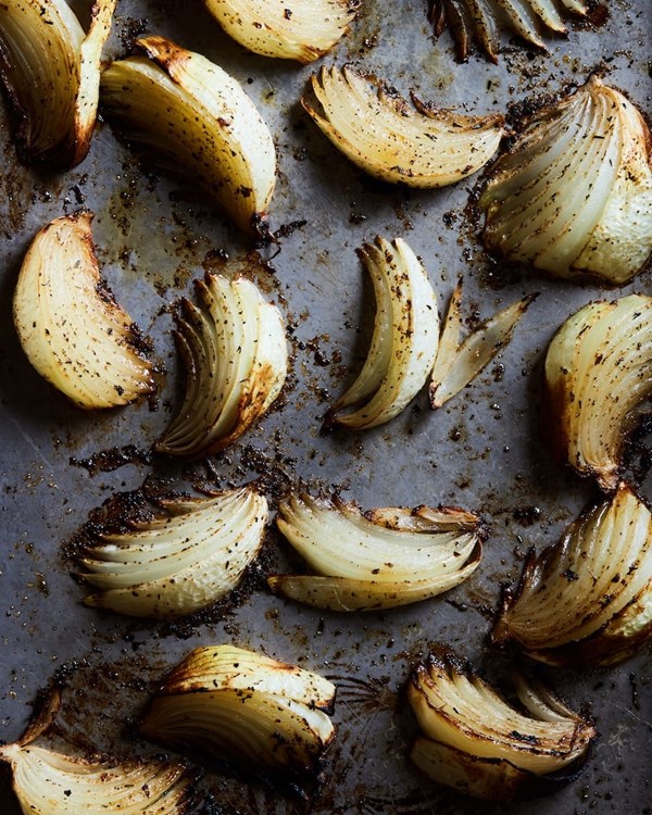 Roasted onions 