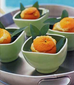Roasted orange cakes