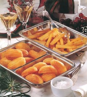 Roasted parsnips with honey and ginger