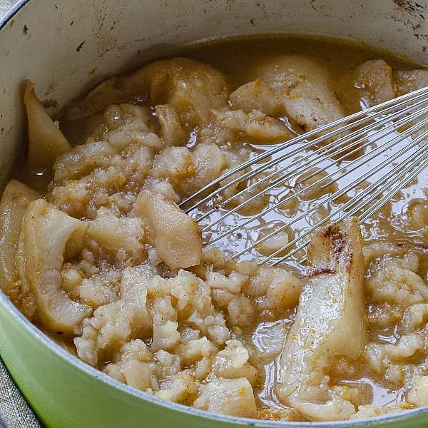 Roasted pear & apple sauce