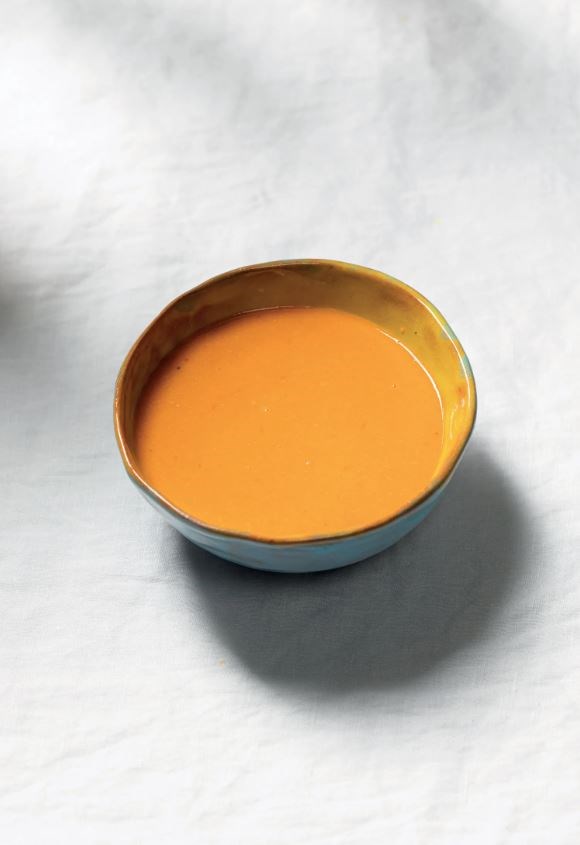 Roasted pepper, butterbean & rosemary [soup]
