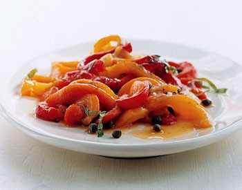 Roasted-pepper salad