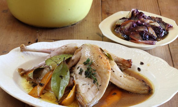 Roasted pheasant