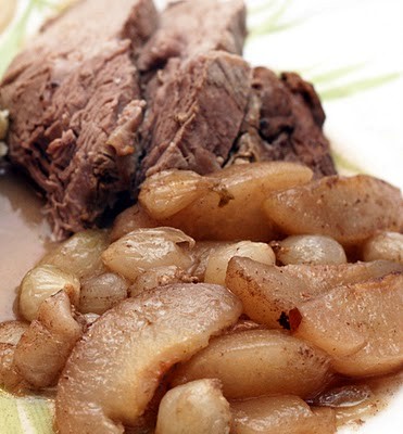 Roasted pork & Asian pears