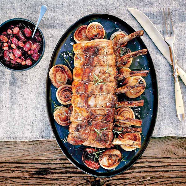 Roasted pork loin