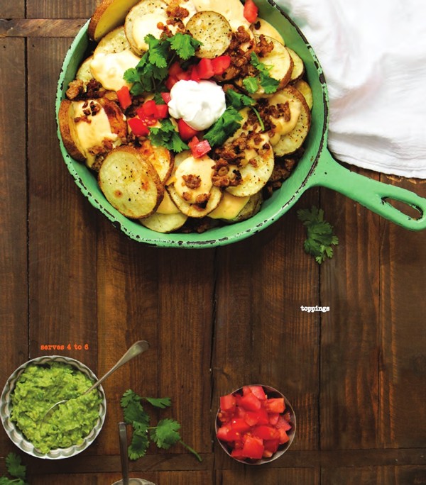 Roasted-potato breakfast nachos