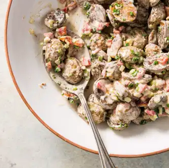 Roasted potato salad
