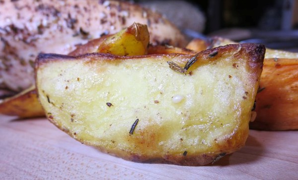 Roasted potatoes with za'atar