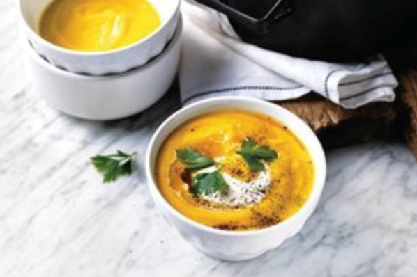 Roasted potimarron soup