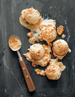 Roasted-pumpkin ice cream